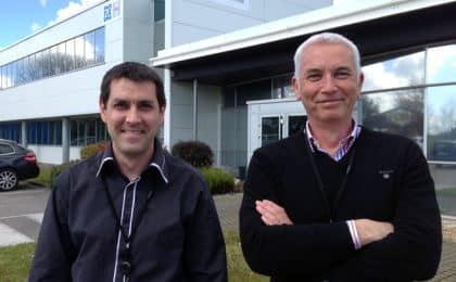 Mikaël Léon directeur et Jean-Marc Serralta, directeur qualité et environnement Mikaël Léon directeur et Jean-Marc Serralta, directeur qualité et environnement