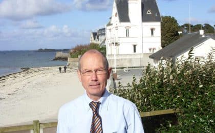 Ronan Queinnec, directeur du centre de thalassothérapie de Roscoff