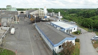 Le site de cargill à Lannilis