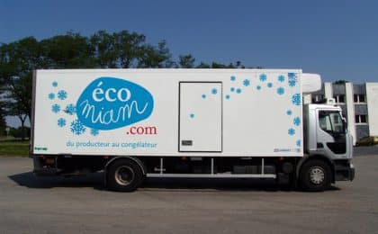 Les camions Ecomiam.com devraient couvrir 180 villes en France d’ici fin 2010 Les camions Ecomiam.com devraient couvrir 180 villes en France d'ici fin 2010