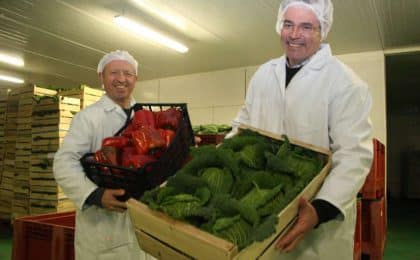 Jean-Marie Chaudré, co-gérant Délivert et Frédéric Hazard, directeur commercial