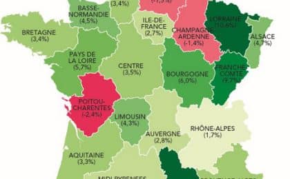 Cumul annuel : janvier-octobre 2015 (%)