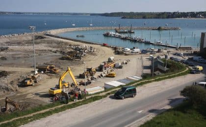 Port de Saint-Cast dans les Côtes d'Armor (Bretagne)