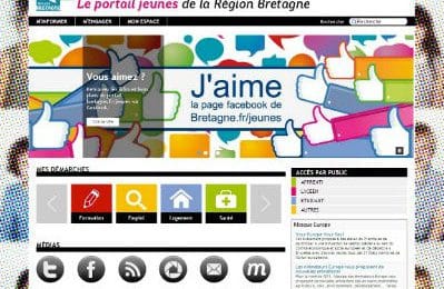 Le nouveau site web de la Région Le nouveau site web de la Région