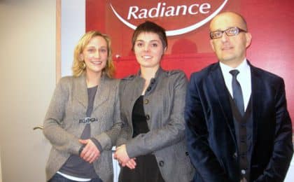 Sur la photo de g.à d.: les conseillères de Vitré Gaëlle LAGRE et Céline BEAUJARD , avec leur manager José SILVA FERNANDES.