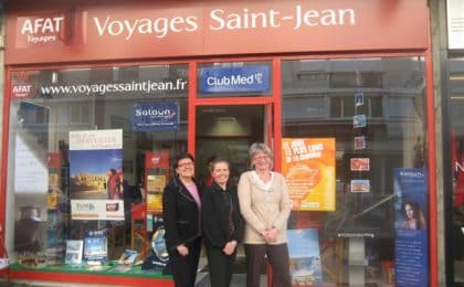 l'équipe del'agence les voyages Saint-Jean à Caen