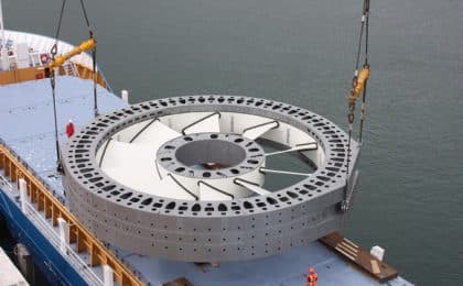 Turbine hydrolienne Paimpol_Brehat_DCNS Turbine hydrolienne Paimpol_Brehat_DCNS