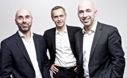 les 3 fondateurs de la West Web valley, de g à d :Charles Cabillic, Ronan Le Moal, Sébastien Le Corfec .