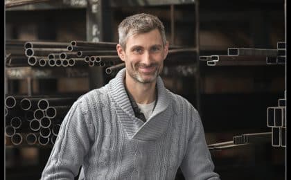 Le gérant de la SARL métallerie Aussant