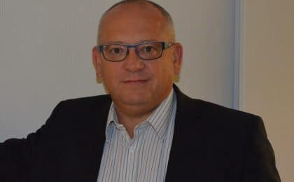 Benoit Cabanis, PDG de Socah Hydraulique dont le siège social est basé à Châteaubourg en Ille-et-Vilaine.