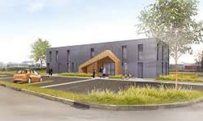 le bâtiment de 380m² livré en novembre dernier est en ossature bo le bâtiment de 380m² livré en novembre dernier est en ossature bo