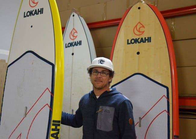 Installée depuis quatre ans à Plérin, One Kin, dirigée par Sylvain Aurenche (PHOTO) et  Erwann Rehault  a su imposer sa marque Lokahi sur le marché international