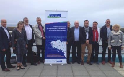 Les membres de l'association Initiative Cornouaille rassemblés hier au Guilvinec