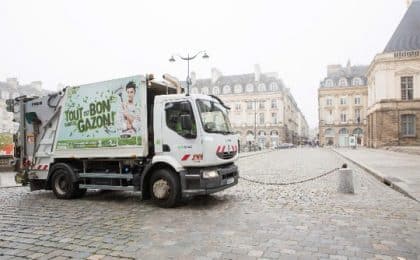 Équipé de capteurs, ce camion de collecte nouvelle génération proposé par Suez pourra mesurer la qualité de l'air ou encore générer une thermographie de la ville de Rennes