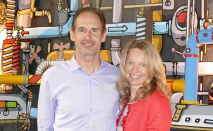 Christophe Niceron et son épouse Myriam  ont créé  la SAS Kerfood implantée à Landévant dans le Morbihan