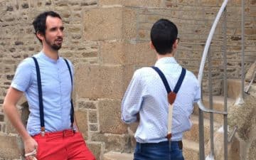 Antoine et Baptiste Moisan ont créé, en avril 2017 , Upsilon, une TPE entièrement dédiée à la fabrication et la vente sur Internet de bretelles Antoine et Baptiste Moisan ont créé, en avril 2017 , Upsilon, une TPE entièrement dédiée à la fabrication et la vente sur Internet de bretelles