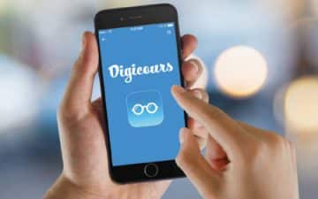 Lancée par deux professeurs Jean-Michel Lavallard et Céline Farineau - l'application Digicours  veut révolutionner  les modes de transmission de la connaissance