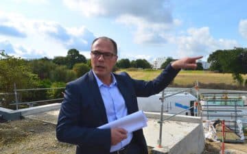 Nicolas Duforeau, directeur du centre commercial Grand Quartier situé  au nord de Rennes.