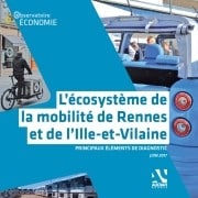 l’Agence d’urbanisme et de développement intercommunal de l’agglomération rennaise (AUDIAR) vient de publier un diagnostic sur l’écosystème de la mobilité de Rennes et de l’Ille-et-Vilaine.
