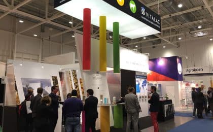 Stand Vitalac sur le salon Eurotier 2016, à Hanovre