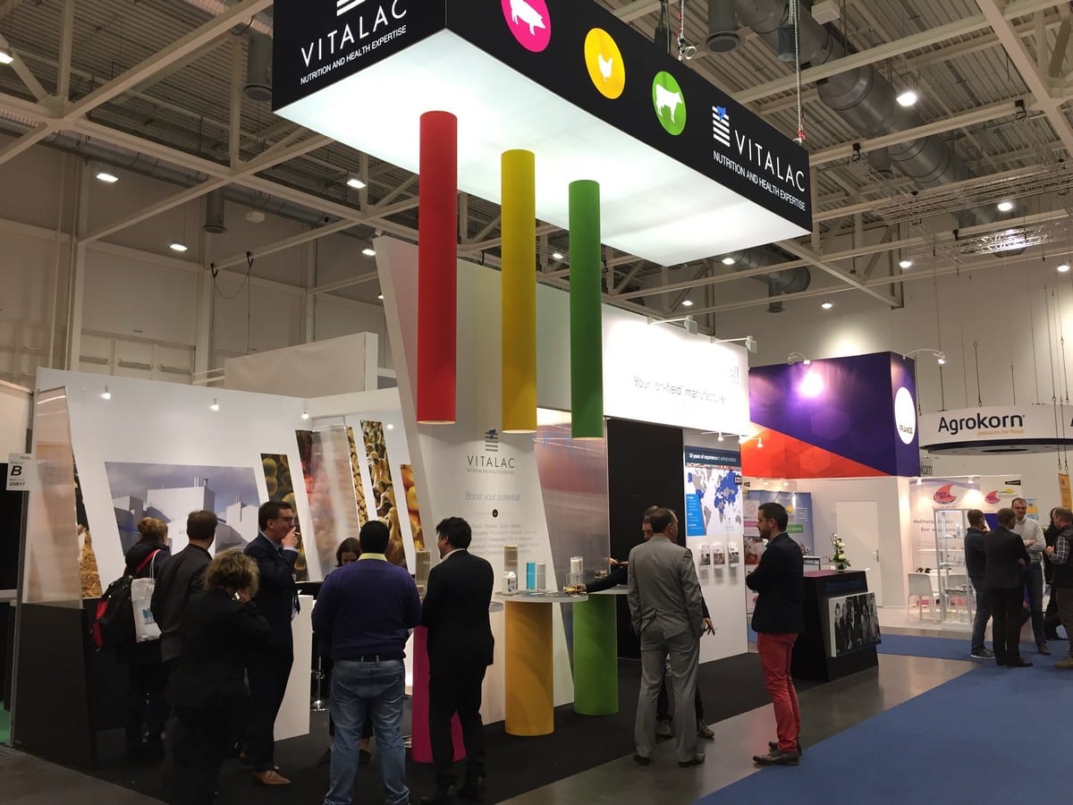 Stand Vitalac sur le salon Eurotier 2016, à Hanovre