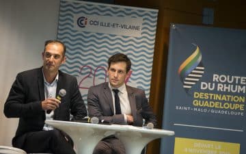 Le lancement du Club Rhum s’est déroulé à la Délégation CCI de St Malo le 18 octobre dernier en présence de Pierrick Auvray , vice Pdt à la CCI Ille-et-Vilaine et Martin Meyrier , vice pdt à l'économie et l'innovation à la Région , partenaires de l'évènement