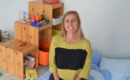 Axelle Biscarat a ouvert sa première micro-crèche à Rennes, en janvier 2017.
