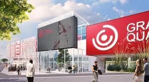 Aujourd’hui, 100 % des nouveaux espaces du centre commercial Grand Quartier, soit 6 000 m² sont commercialisés. Aujourd’hui, 100 % des nouveaux espaces du centre commercial Grand Quartier, soit 6 000 m² sont commercialisés.