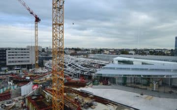 Les travaux de la gare de Rennes doivent s’achever en juillet 2018. Les travaux de la gare de Rennes doivent s'achever en juillet 2018.