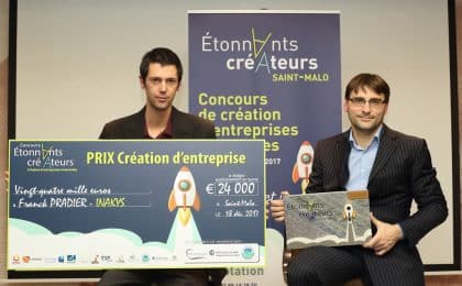 David Buet et Franck Pradier sont les deux fondateurs d'Inakys à Saint-Malo