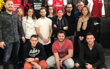 Toute l'équipe de Sport 2000 dans les starting blocks pour l'ouverture du magasin à Grand Quartier , ce mercredi 28  février