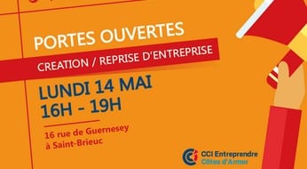 Le pôle création / reprise d'entreprise de la CCI 22 ouvre ses portes le lundi 14 mai 2018 à Saint-Brieuc