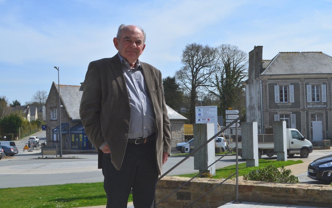 Jean-Paul Le Roy , maire de la commune de Pleslin Trigavou dans les Côtes d'Armor depuis 1997