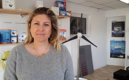 Juliette Girard dirige la société Teem à Pordic avec son père François,