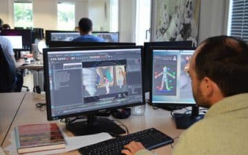 Le studio d'animation o2o parteniare de l'école de Design de Saint-Malo