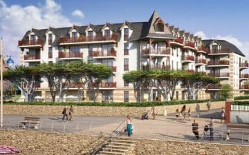 L’Amiral, l’ex-Grand Hôtel de Pléneuf-Val-André transformé en résidence touristique a démarré sa commercialisation. 49 logements du T2 au T4 sont mis en vente par Eiffage.