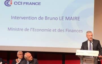 Intervention de Bruno Le Maire ce mardi 10 juillet devants les présidents des CCI réunis en AG extraordianaire
