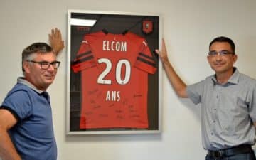 Elcom à Pacé : Michel Piederrière et Jean-André le Carré associés depuis quatre ans