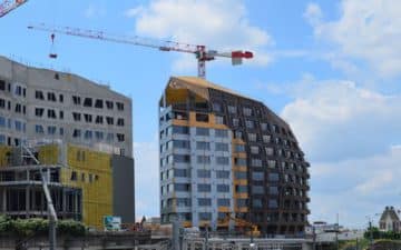 Le groupe Legendre construit actuellement Identity,  un ensemble de trois bâtiments  situé au coeur d'EuroRennes, le nouveau qautier d'affaires de la gare