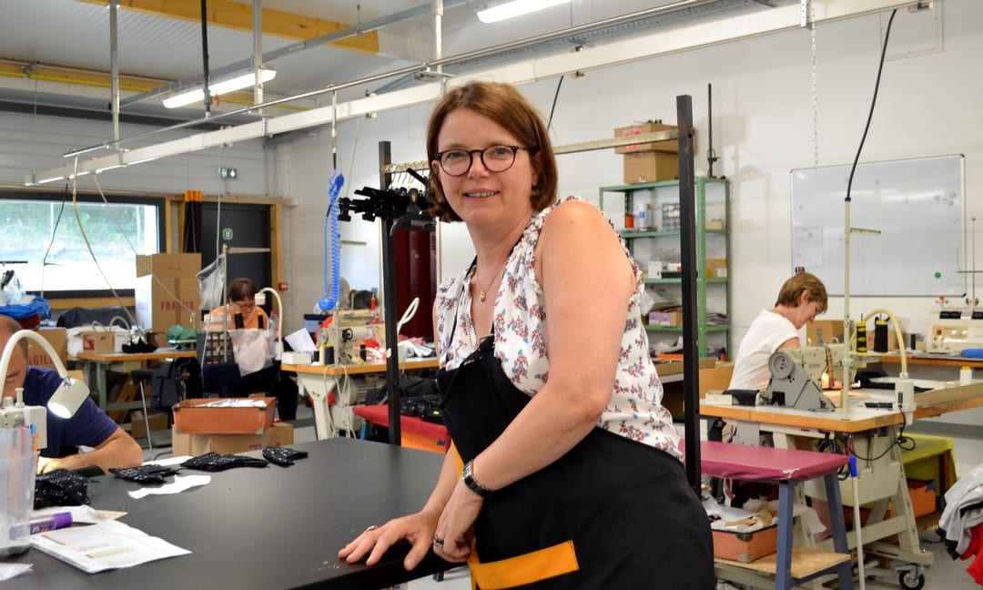 Catherine Costard à la  tête de Confection Allain à Saint-Pierre de Plesguen a été accompagné par la CCI Ille-et-Vilaine dans le cadre du dispositif BRH +