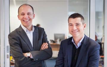 Jérôme Armbruster, président de HelloWork et François Leverger, directeur général