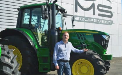 Laurent Marzin, Président, de MS Equipement dont les bureaux sont situés à Lamballe (22).