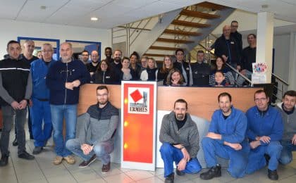 Le site d'Ermhes à Vitré emploie une quarantaine de personnes dont 30 à l’atelier