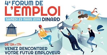 Le 23 mars, participez au 4ème Forum de l’Emploi à Dinard