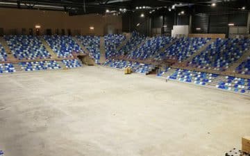 La Glaz Arena ouvrira ses portes le 14 mars à Cesson-Sévigné près de Rennes La Glaz Arena ouvrira ses portes le 14 mars à Cesson-Sévigné près de Rennes