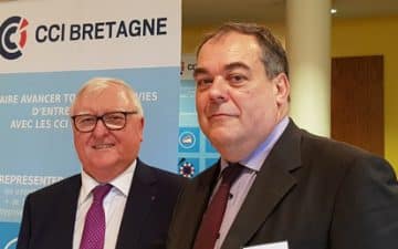 Jean-François Garrec, Président de la CCI Bretagne et François Clément Directeur général