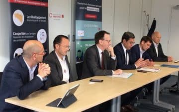 Après un premier soutien de la Banque des Territoires et des dirigeants Bretons, ce nouveau tour de table souligne le renouvellement de la confiance de nos investisseurs historiques et des acteurs institutionnels économiques dans GwenneG, a souligné Karim Essiami, Président fondateur lors de la conférence de presse Après un premier soutien de la Banque des Territoires et des dirigeants Bretons, ce nouveau tour de table souligne le renouvellement de la confiance de nos investisseurs historiques et des acteurs institutionnels économiques dans GwenneG, a souligné Karim Essiami, Président fondateur lors de la conférence de presse