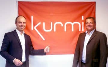 Thibaut Felgères, Directeur Général de Kurmi Software aux côtés d’Hugues Meili, Président Directuer général Thibaut Felgères, Directeur Général de Kurmi Software aux côtés d'Hugues Meili, Président Directeur général