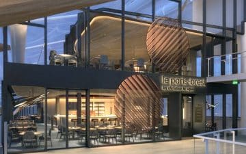 Le Paris-Brest prendra place au premier étage de la gare de Rennes. (image de synthèse) – Jouin Manku Studio Le Paris-Brest prendra place au premier étage de la gare de Rennes.