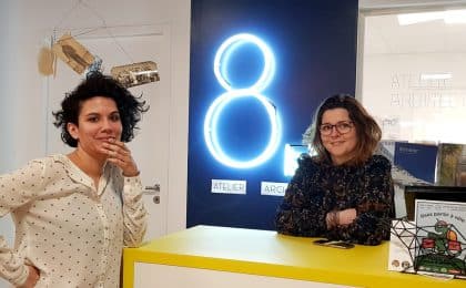 Chez Passage 8 à Saint-Brieuc, Julie et Morgane veulent en priorité remettre le contact humain au centre de leur atelier d'architecture